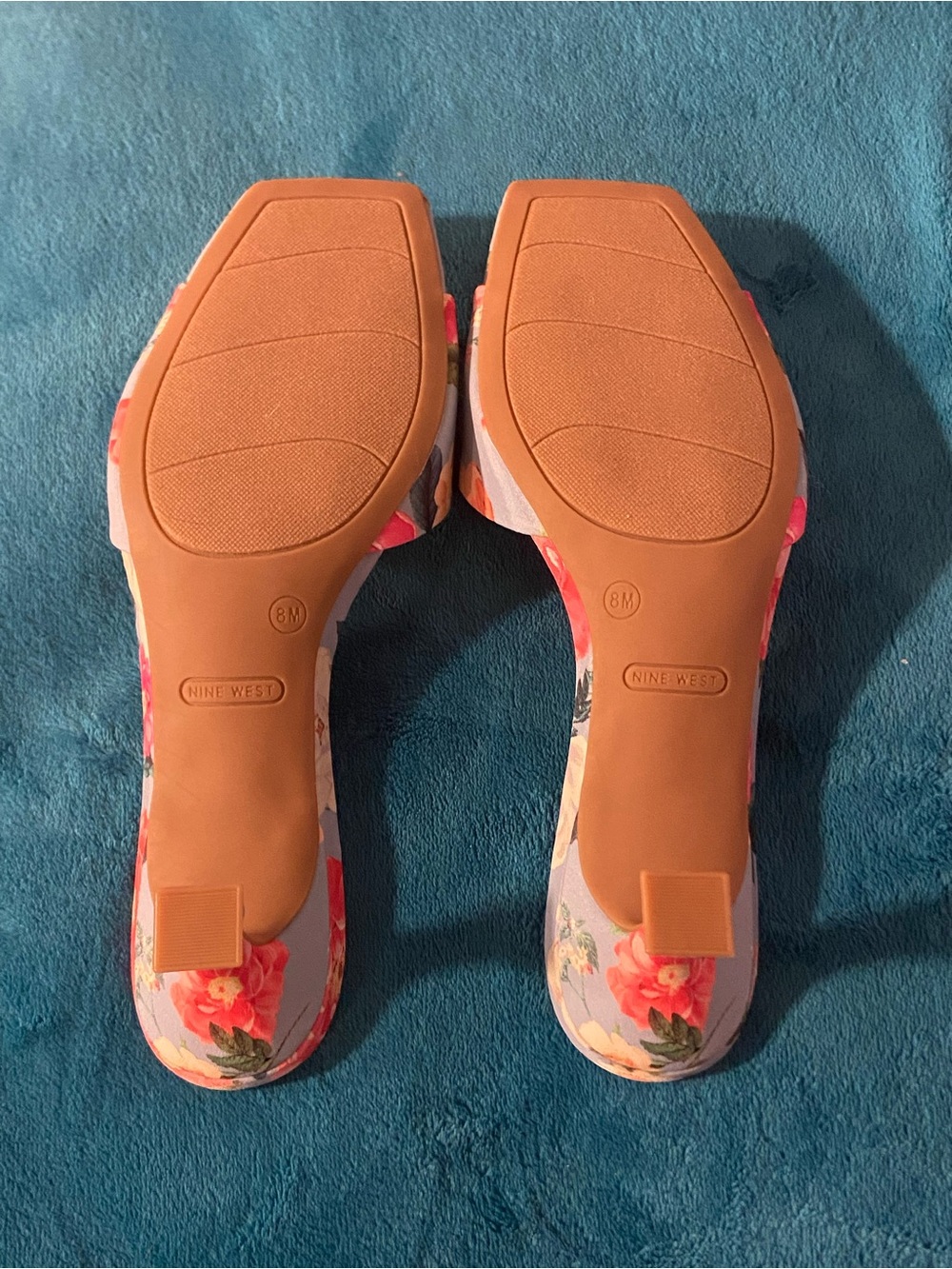 Colorful Floral Kitten Heels - Picture 5 of 5